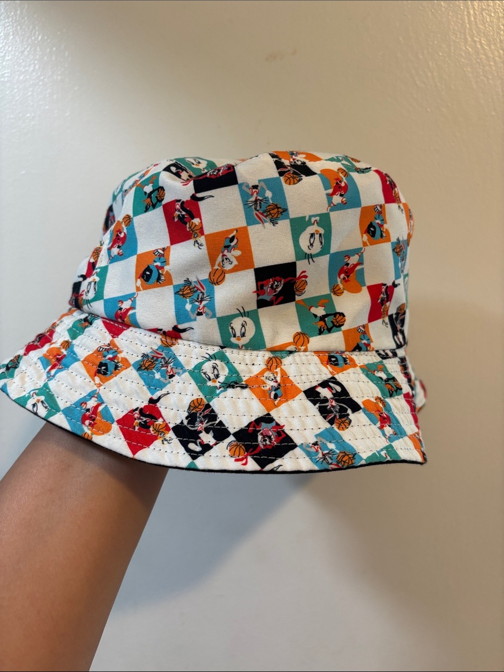 Cartoon Network Multi-Color Checkerboard Bucket Hat